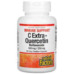 Quercetin Kapseln mit Vitamin C 750mg Immun Booster Starke Antioxidans