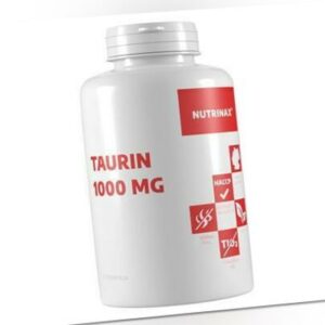 Taurin 1000mg - 360 vegane hochdosierte Kapseln - für 360 Tage Taurine - NX