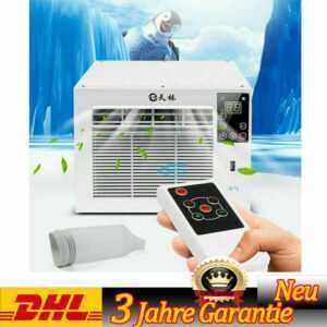 Tragbare Mobiles Klimaanlage Klimagerät Luftkühler Kompakt Ventilator Weiß 220V