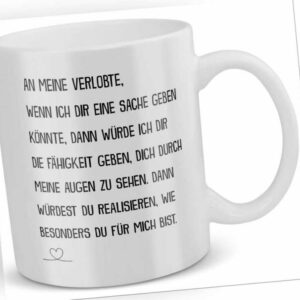 Verlobte Geschenk Frauen Tasse Verlobung Bekannt Geben Für Sie Spruch Heira