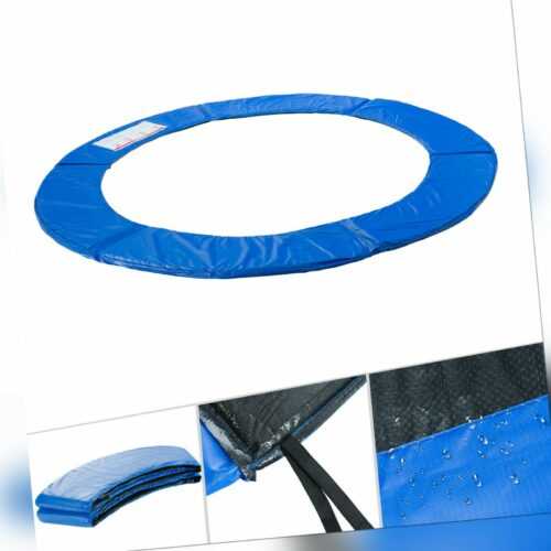 AREBOS Randabdeckung Trampolin Randschutz Umrandung 244 cm Blau 28 cm breit