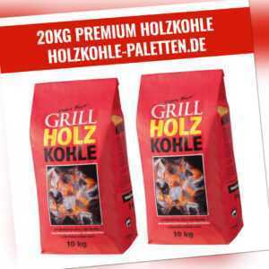 20KG (2x10KG) Premium Qualität Holzkohle Grillkohle Briketts Kohle BBQ Lüneburg