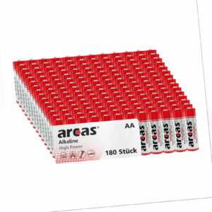 Batterien Set Alkaline AA 36 - 72 - 108 - 144 - 180 stück Batterien Set Arcas