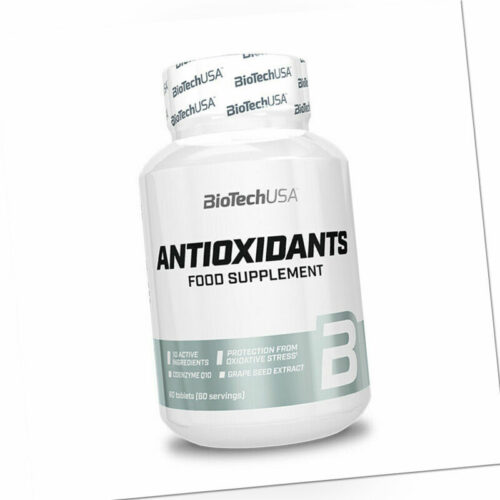 BioTechUSA Antioxidants - 60 Tabletten - Antioxidantien Vitamine Mineralien