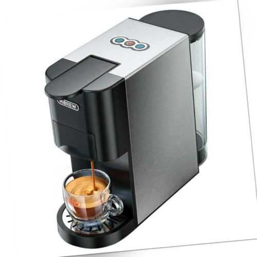 HiBREW H3A 5 in 1 Kaffeemaschine, 19 Bar Druck, Kalt/Heiß-Modus, 1000ml Wasserta