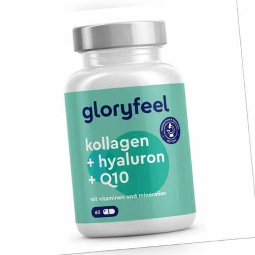 Kollagen + Q10 + Hyaluronsäure - Premium Marine Collagen - Anti-Aging & Gelenke