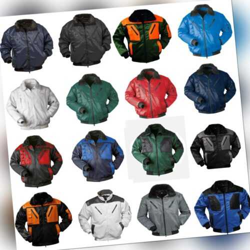 Pilotjacke Pilotenjacke Arbeitsjacke Winterbaujacke Malerjacke Weste gefüttert