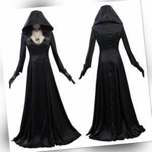 Resident Evil Village Cosplay Costume Vampire Halloween Suit Bella Cassan Daniel