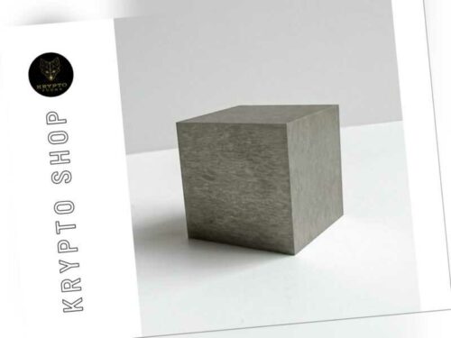 1" Tungsten Cube Wolfram Würfel 99.95% für Krypto-Fans Geschenk