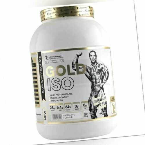 Kevin Levrone GOLD ISO 2kg PREMIUM WHEY PROTEIN  - Muselaufbau & Diät + BONUS 💪