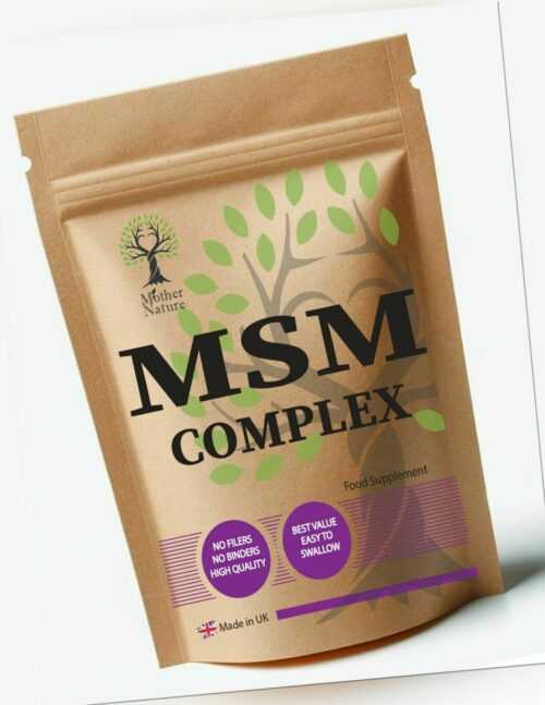 MSM Complex Glucosamin Chondroitin hochfestes natürliches Kollagen & Vitamin C