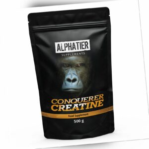 Creatin Monohydrat - Kreatin Monohydrate Pulver Vegan 500g - Pure Creatine + B12