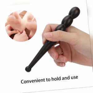 Fußreflexzonenmassage Werkzeug Holz Hand Hals Taille Acupoint Massage-Stick P1S