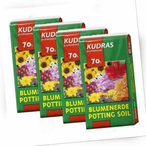 KUDRAS Blumenerde 280L (4x70L) Universalerde