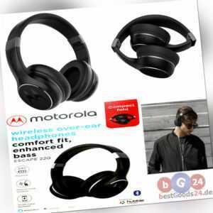 Motorola Escape 220 BT Over-Ear Kopfhörer Bluetooth bis 24std Akkulaufzeit Alexa