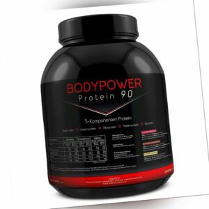 (15,50 EUR/kg) Body Power Protein 90 2kg Dose Eiweiss BCAA Aminosäuren Dose