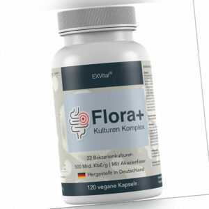 Flora+ Kulturen Komplex mit 500 Mrd. KBE/g - 22 Bakterienkulturen von EXVital