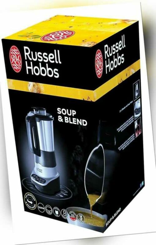 STAND / KOCHMIXER RUSSELL HOBBS  MIT KOCHFUNKTION  SOUP & BLEND  OHNE  OVP 400 W