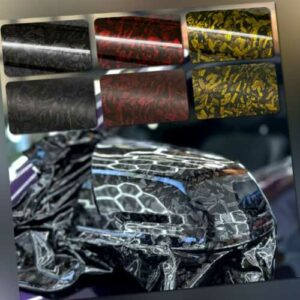 Forged Carbon 3D Ultra Glanz Folie selbstklebende Carbonfolie Auto Blasenfrei
