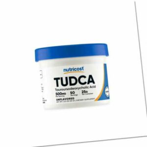 ⭐️Nutricost⭐️Tudca Pulver⭐️500mg⭐️50 Portion⭐️Geschmacksneutral