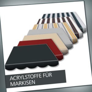 Markisentuch | Acrylstoff 320 q/qm | UV-Schutz 50+ | inkl. Volant | 3,5x3m