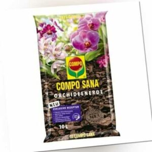 Compo Sana Orchideenerde 10 L Dünger Blumenerde Spezialerde Wachstum Orchideen