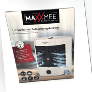 Maxxmee  Luftkühler mit Befeuchtungsfunktion Ventilator Klimagerät 4W Neu