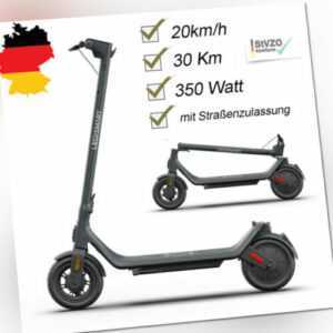 10 ZOLL 350W E-SCOOTER MIT STRASSENZULASSUNG ABE ELEKTROROLLER 30 KM REICHWEITE