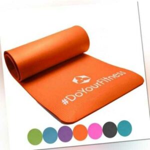 Yogamatte 183x61x0,8cm rutschfest mit Gurt 8mm Schaumstoff Yoga Pilates Matte