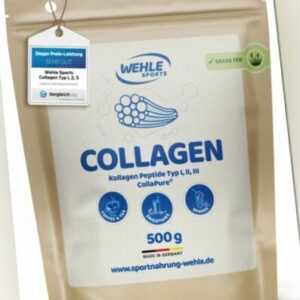 Kollagen Peptide (500g Beutel) Bioaktives Premium Collagen Hydrolysat Peptide
