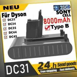 Akku für Dyson DC45 DC44 8.0AH Type B DC35 DC34 DC31 Animal 917083-01 917083-01