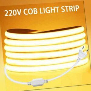 220V 230V Neon COB LED Strip Streifen Wasserdicht IP68 SMD Lichtleiste Lichtband