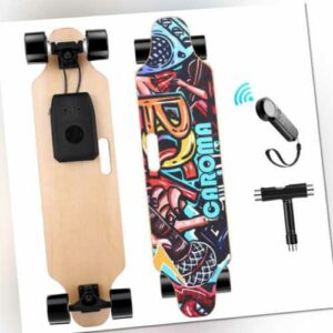700W Elektrisch Elektro E-Skateboard Longboard mit Fernbedienung Doppelmotor 72