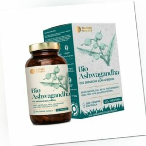 Bio Ashwagandha 1.800mg Pulver Extrakt 180 Kapseln Vegan - Nature Basics®