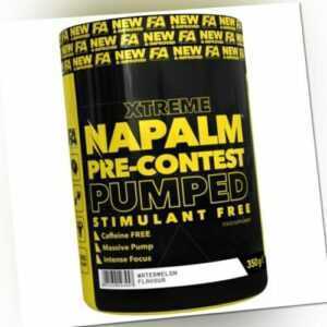 FA Napalm Pre Contest PUMPED 350g | STIMULANT FREE | NEW - Focus - Energy - PUMP