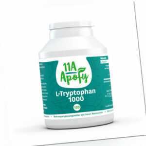 L-Tryptophan 1000 | Vorstufe des Neurotransmitters Serotonin | Ohne Titandioxid