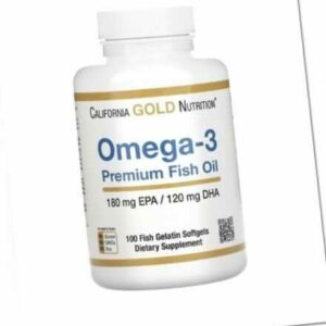 ⭐️Omega-3⭐️180 EPA/120 DHA 100 Softgel Kapseln 🐟 FischÖL