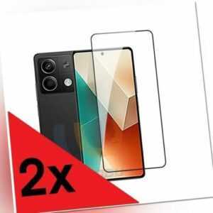 2x Xiaomi Redmi Note 13 / Pro / + Schutzglas 9H Panzerfolie Hartglas Full Screen