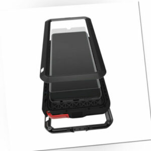 Love Mei Powerful Schutzhülle Huawei P30 Lite + Displayschutzfolie – Schwarz