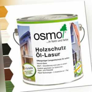 OSMO Lasurfarbe Holzlasur Öl Terrassenlasur Holzschutzlasur Lasur 0,75L2,5L25L