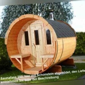 Saunafass 250 / Sila 2125 Wolff Finnhaus Basic 2,05 x 2,50 m Optionen / Anstrich