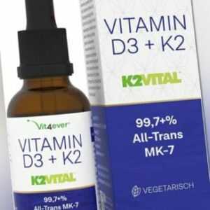 Vitamin D3 + K2 1700 Tropfen = 50ml MK7 Hochdosiert - 99,7% All trans K2VITAL®