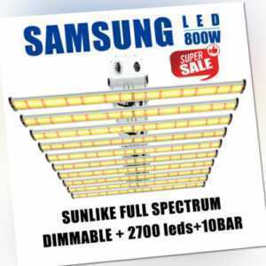 800W Pro Led Bar Grow Light Samsung Full Spectrum Hydroponic Indoor Plants Lampe