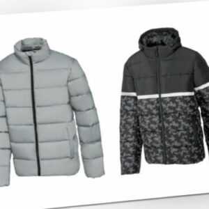 Crivit Herren Steppjacke Reflektierend Winter Warme Jacke Winterjacke YKK