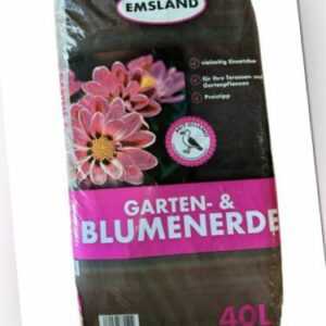 Emsland Garten & Blumenerde 40 L auf Palette