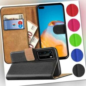 Handy Hülle für Huawei Modelle Case Schutz Tasche Cover Basic Wallet Flip Etui