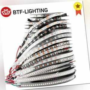 WS2812B LED Streifen Strip 5M WS2812 RGB Leiste Licht 5050 SMD Adressierbar DC5V