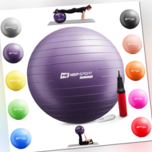 Hop-Sport Gymnastikball inkl. Ballpumpe 45 55 65 75 85cm Fitnessball Aerobik