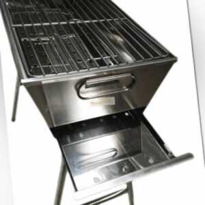 MANGAL Schaschlik GRILL "Wostok2" 100% Edelstahl + 10Spieße Gratis!