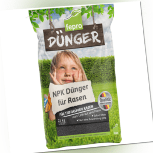 NPK Rasendünger Langzeitwirkung 25kg Gartendünger Organisch Mineralisch Dünger
